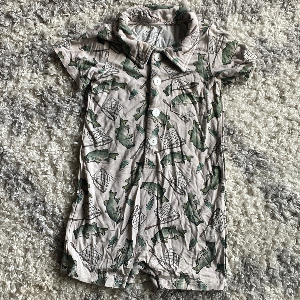 Caden Lane Boys Romper